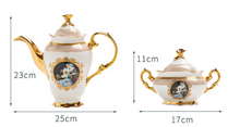 Load image into Gallery viewer, "Arna Lisa" Royal Collection - Luxury Bone China Tea/Coffee Set - Gift Boxed
