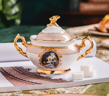 Load image into Gallery viewer, "Arna Lisa" Royal Collection - Luxury Bone China Tea/Coffee Set - Gift Boxed
