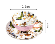 Load image into Gallery viewer, "Arna Lisa" Royal Collection - Luxury Britsh Bone China 6 Cups &amp; Saucers - Many Designs
