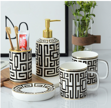 Load image into Gallery viewer, "Arna Lisa" Royal Collection - Luxury Ceramic 5 Piece Bathroom Set - Many Styles BOXED
