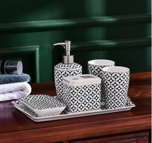 Load image into Gallery viewer, "Arna Lisa" Royal Collection - Luxury Ceramic 5 Piece Bathroom Set - Many Styles
