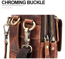 Load image into Gallery viewer, "Legend Collection" - New Men's Genuine Leather Shoulder/Cross Body/Belt Bag Horse/Cowhide FREE ENGRAVING PERSONALISE
