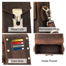 Load image into Gallery viewer, "Legend Collection" - New Men's Genuine Leather Cross Body Horse/Cowhide FREE ENGRAVING PERSONALISE

