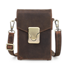 Load image into Gallery viewer, "Legend Collection" - New Men's Genuine Leather Cross Body Horse/Cowhide FREE ENGRAVING PERSONALISE

