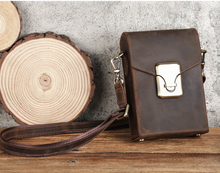 Load image into Gallery viewer, "Legend Collection" - New Men's Genuine Leather Cross Body Horse/Cowhide FREE ENGRAVING PERSONALISE
