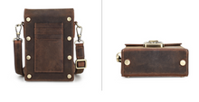 Load image into Gallery viewer, "Legend Collection" - New Men's Genuine Leather Cross Body Horse/Cowhide FREE ENGRAVING PERSONALISE
