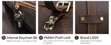 Load image into Gallery viewer, "Legend Collection" - New Men's Genuine Leather Shoulder/Messenger Bag Horse/Cowhide FREE ENGRAVING PERSONALISE
