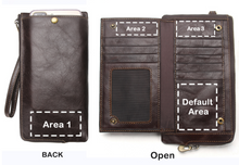 Load image into Gallery viewer, "Legend Collection" - New Men's Genuine Leather Wallet Horse/Cowhide FREE ENGRAVING PERSONALISE

