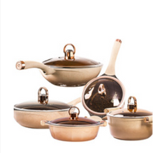 Load image into Gallery viewer, "Arna Lisa Royal Collections" Gold Diamond Queen Series Frying Pan Non-stick Stockpot Wok Pots
