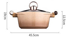 Load image into Gallery viewer, "Arna Lisa Royal Collections" Gold Diamond Queen Series Frying Pan Non-stick Stockpot Wok Pots
