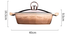 Load image into Gallery viewer, "Arna Lisa Royal Collections" Gold Diamond Queen Series Frying Pan Non-stick Stockpot Wok Pots
