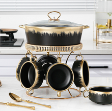 Load image into Gallery viewer, "Arna Lisa" Royal Collection - Luxury 7 Piece Soup Pot Set
