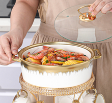 Load image into Gallery viewer, "Arna Lisa" Royal Collection - Luxury 7 Piece Soup Pot Set
